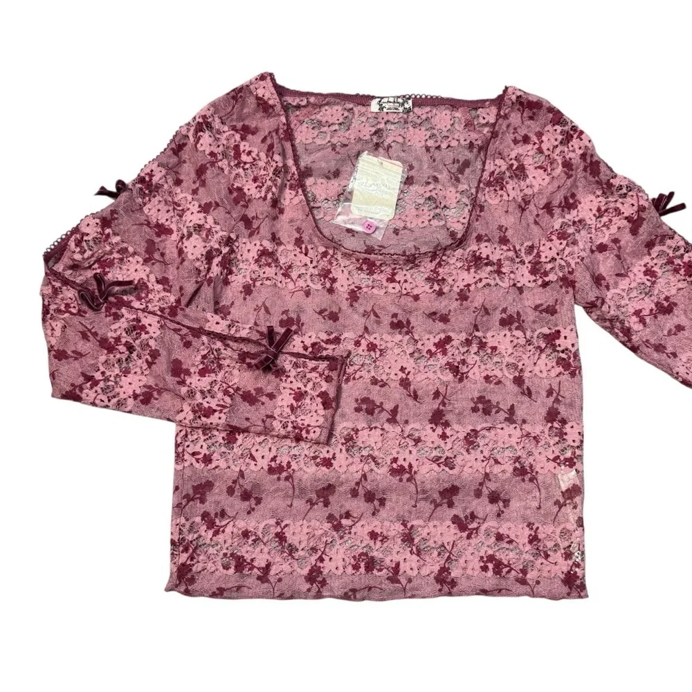 NWT New Free People Winter Wonderland Dahlia Combo Top Only Size S